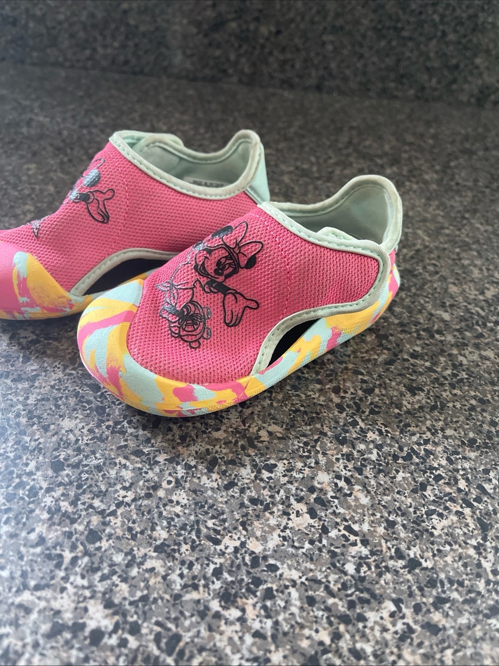 Adidas X Disney Minnie Mouse Altaventure Swim Sandals Water Shoes Pink Girls 6 - Picture 8 of 8